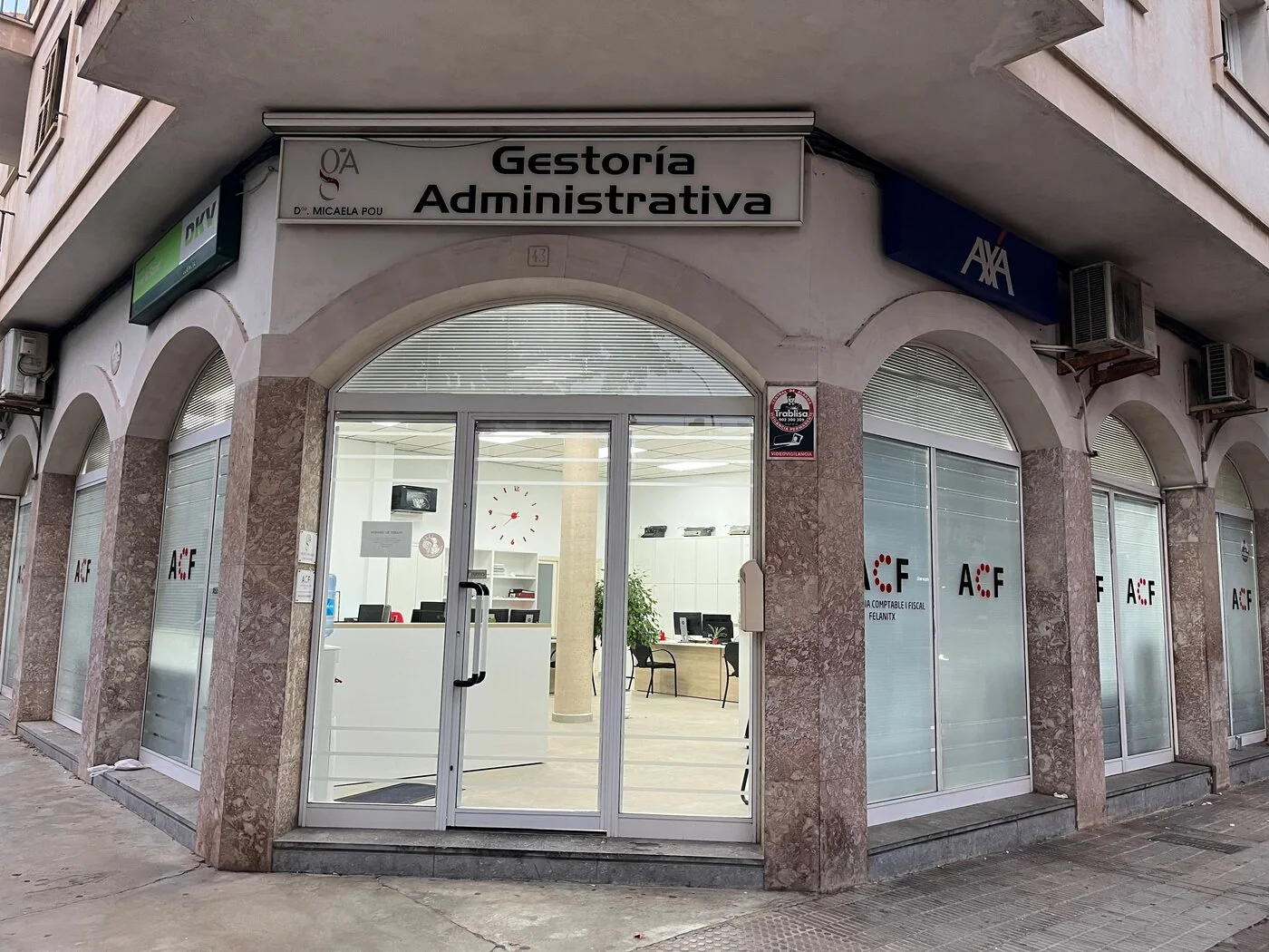 Façana del despatx d’ACF a Mallorca